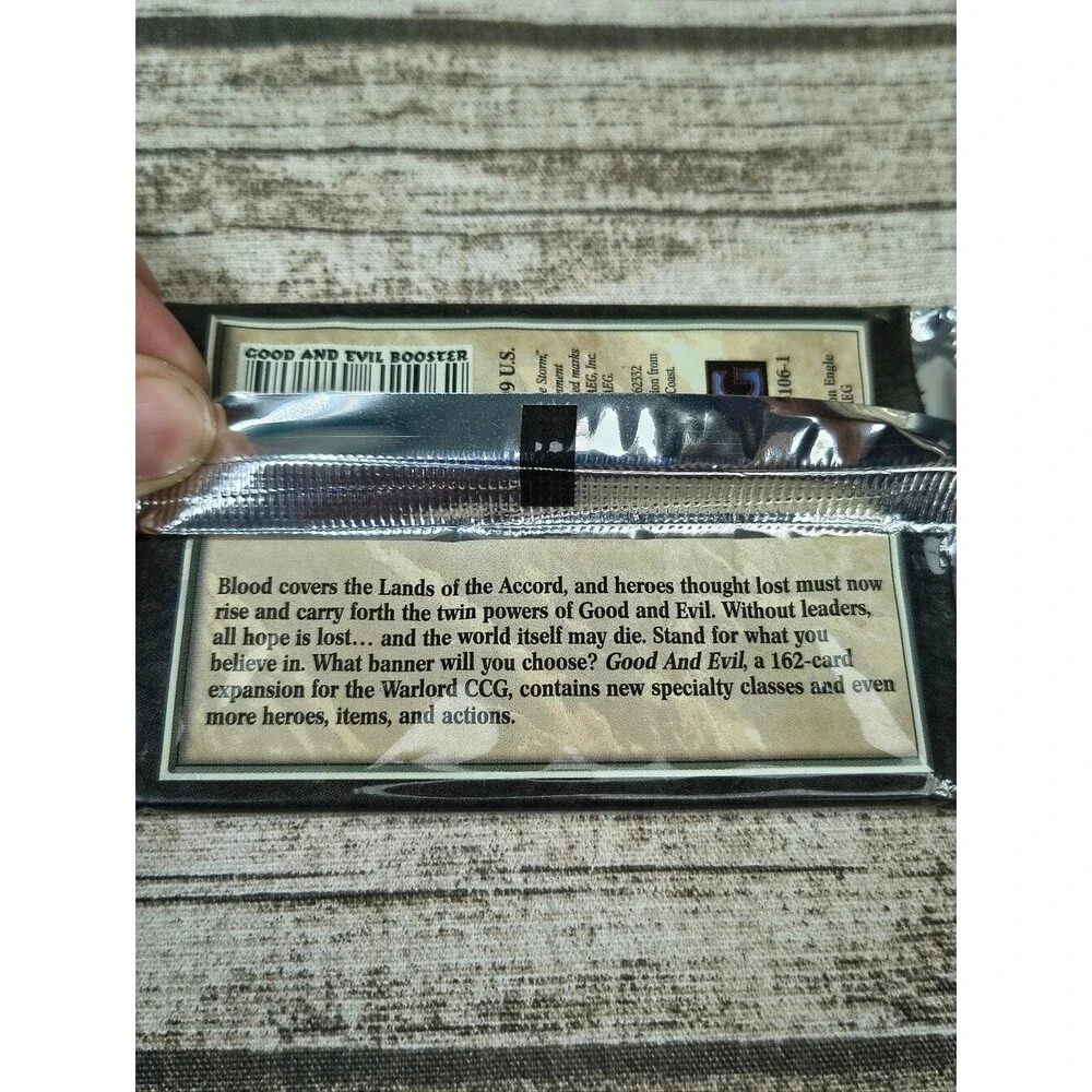 Warlord Saga Of The Storm Good And Evil Card Pack